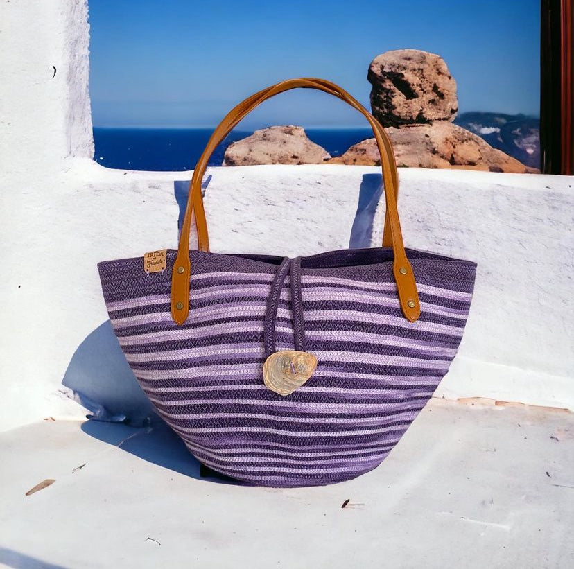 Projekt-/Strandtasche lila (2)