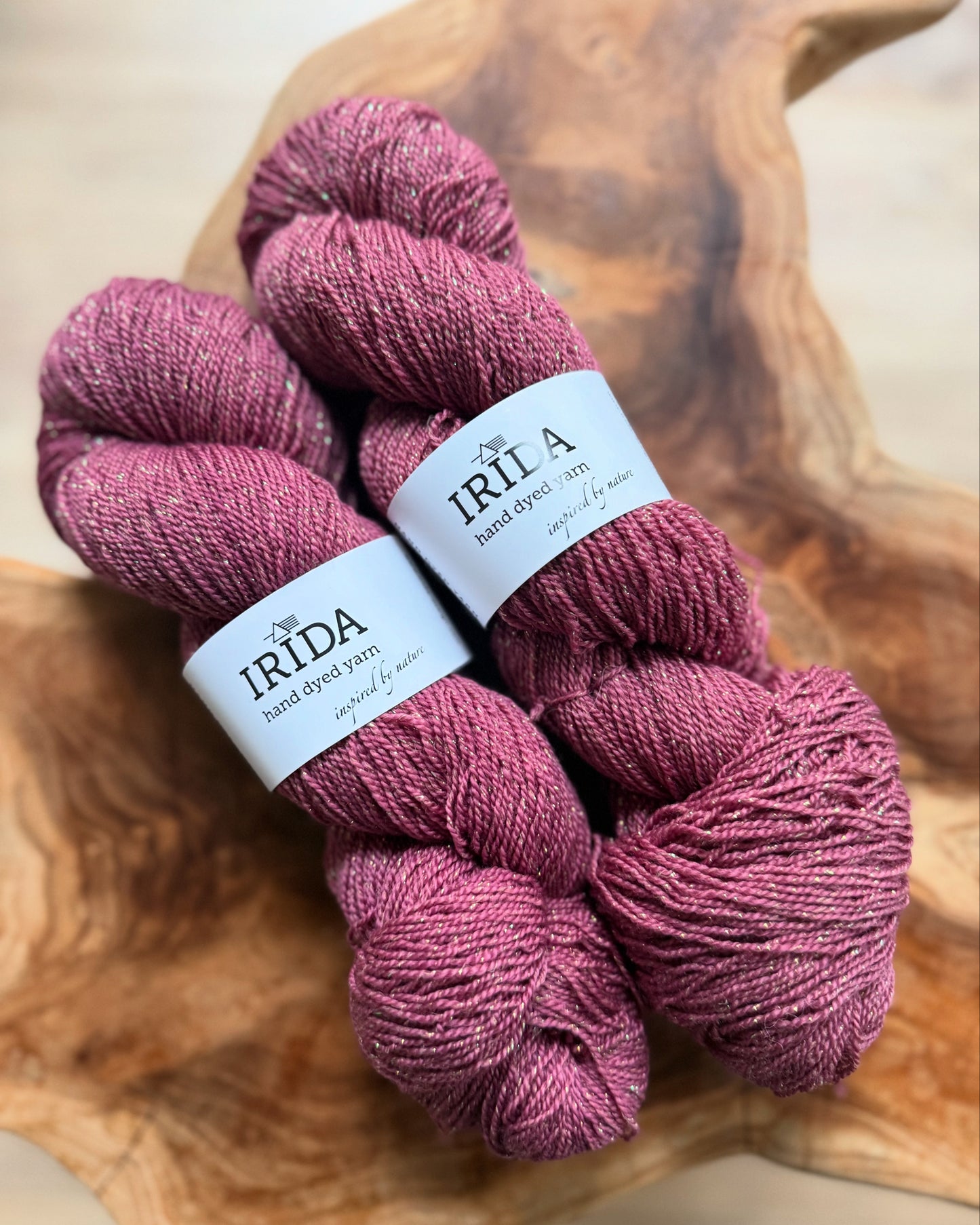 Schurwolle mit Lurex 400m/100g (mehrere Farben)
