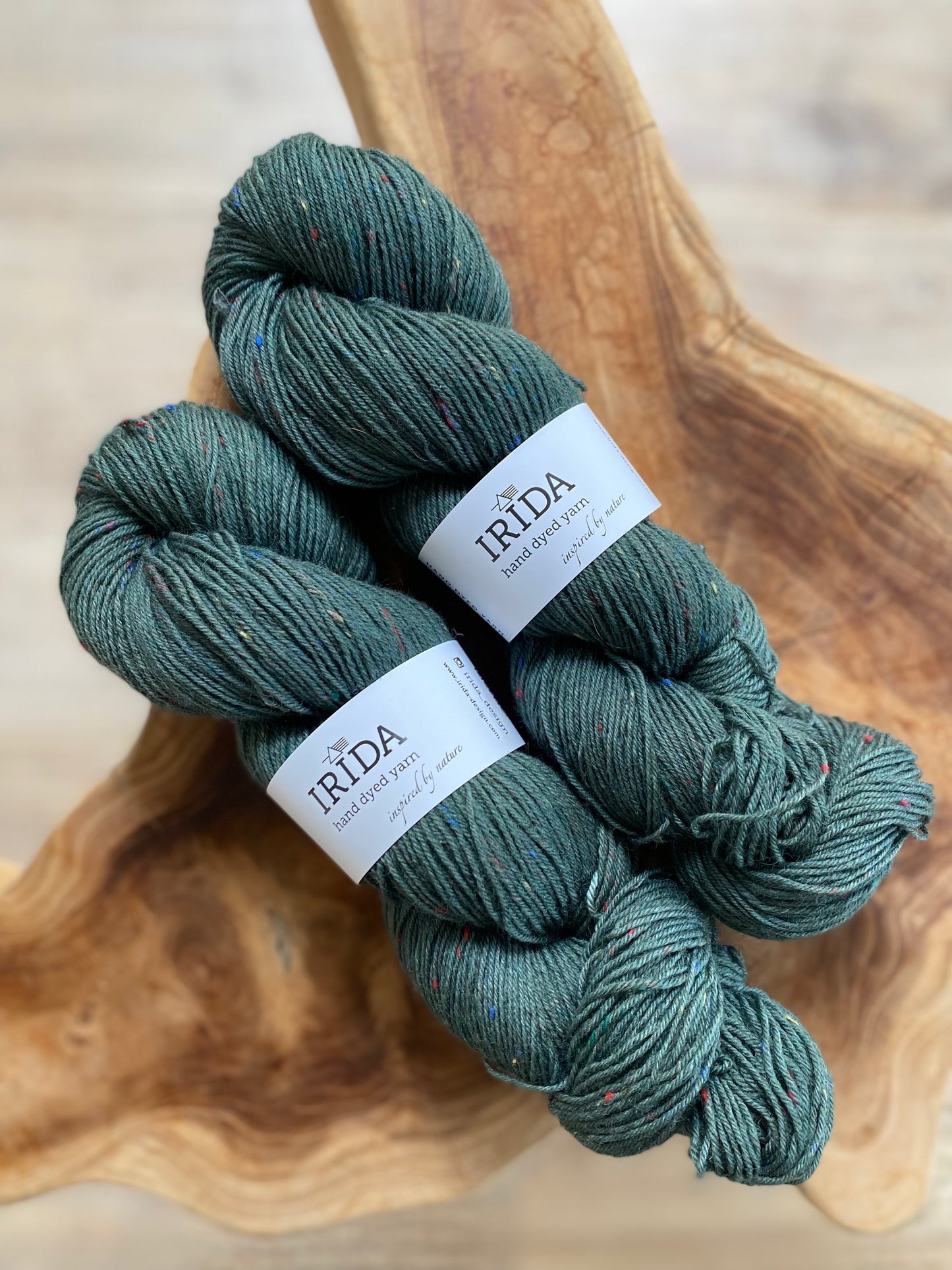 IRIDA Tweed-Sockenwolle, 420m/100g (mehrere Farben)