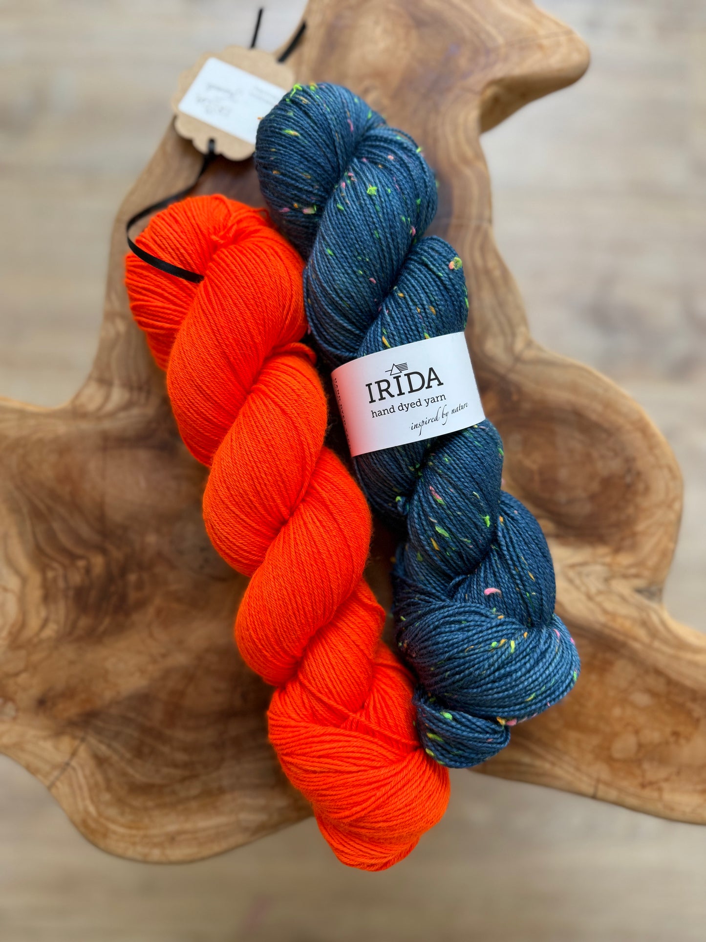 STRICKSET LOOP »WINTER WONDERLAND« Neon
