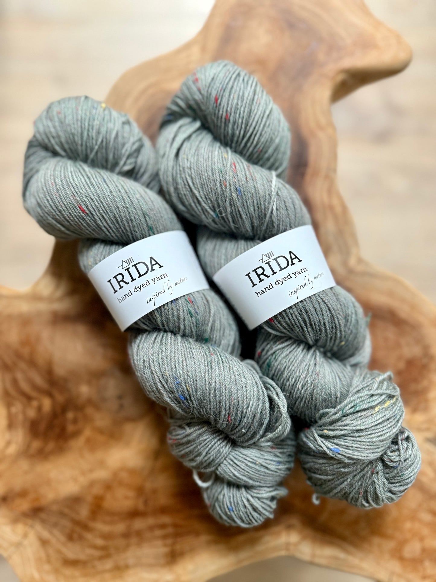 IRIDA Tweed-Sockenwolle, 420m/100g (mehrere Farben)