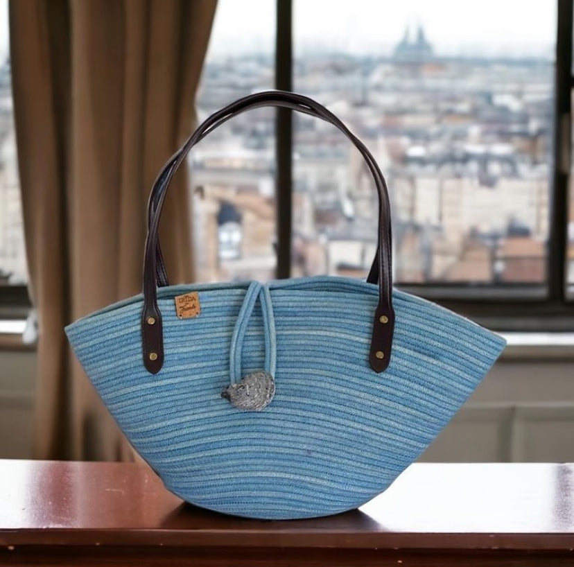 Projekt-/Strandtasche blau