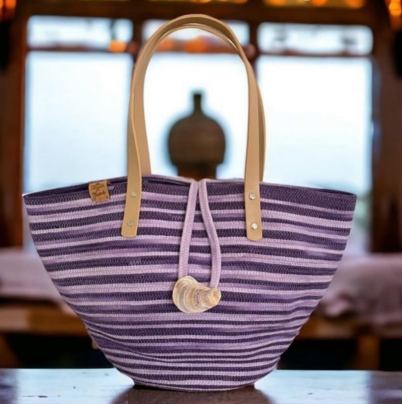 Projekt-/Strandtasche lila (1)