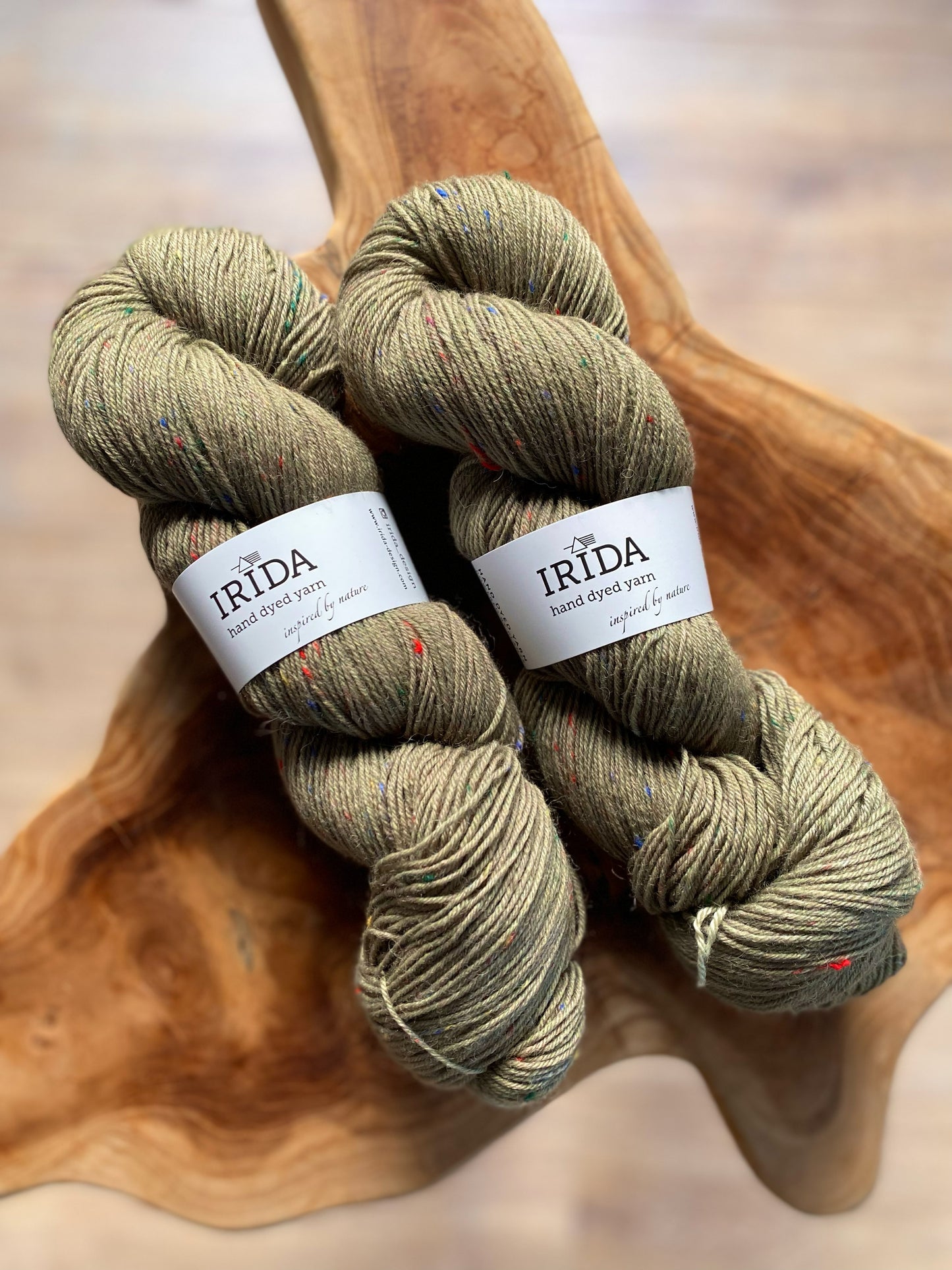 IRIDA Tweed-Sockenwolle, 420m/100g (mehrere Farben)