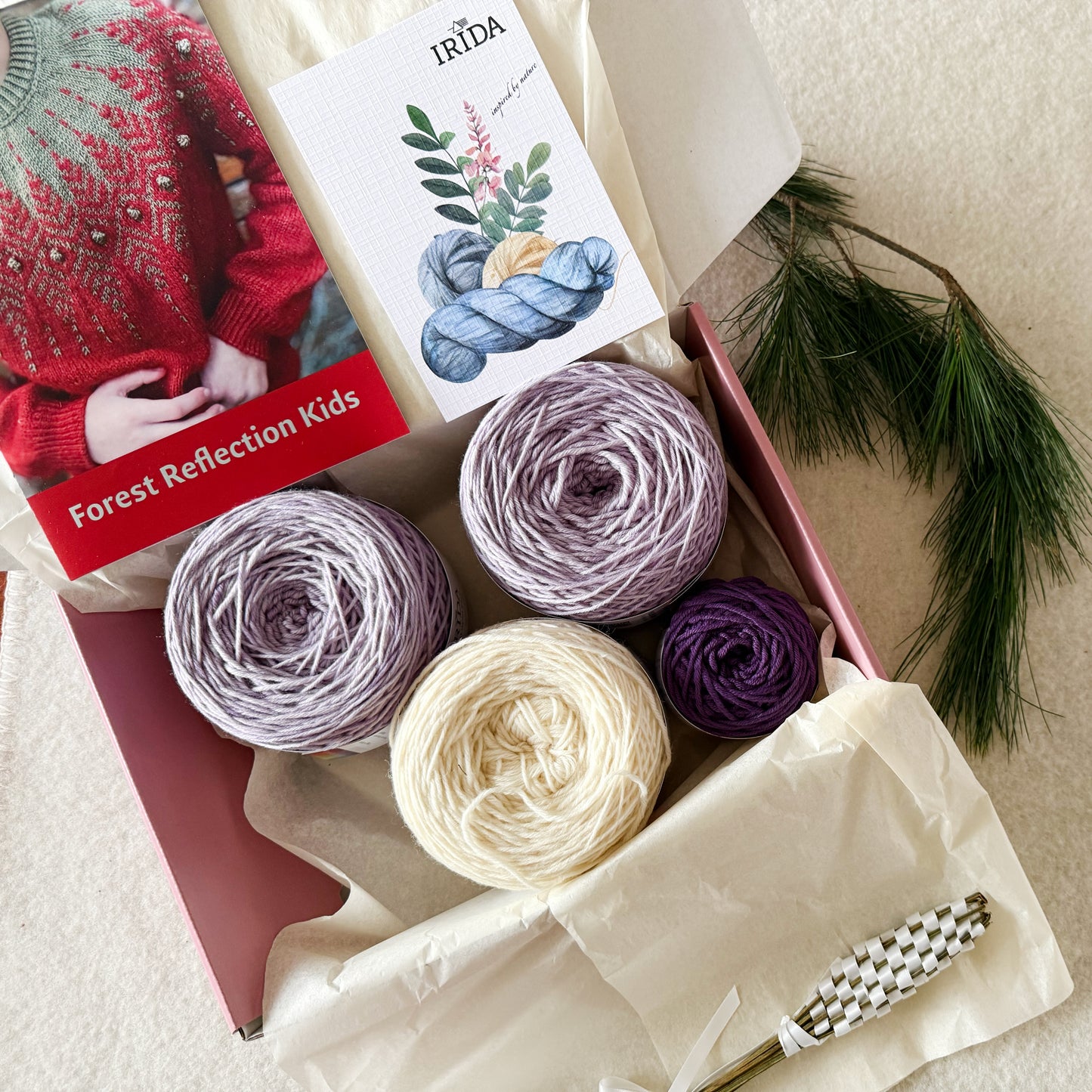 STRICKSET »FOREST REFLECTION KIDS«