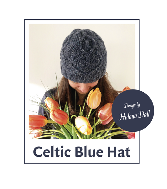 Strickanleitung Mütze »Celtic Blue Hat«