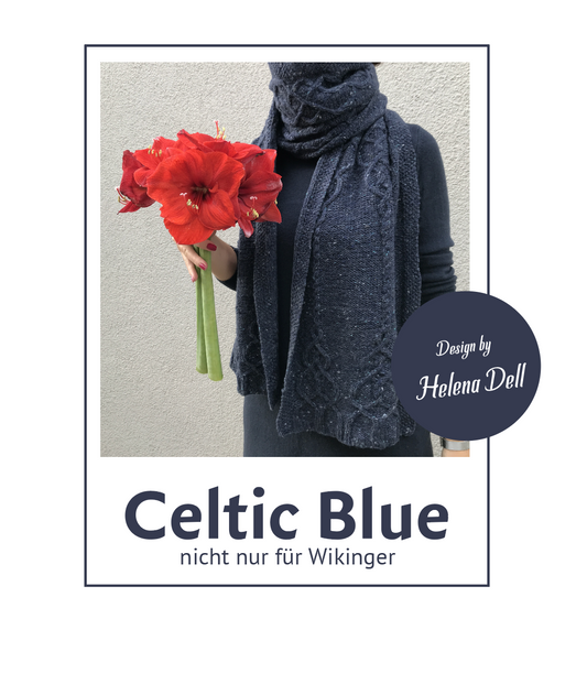 Strickanleitung Schal »Celtic Blue«