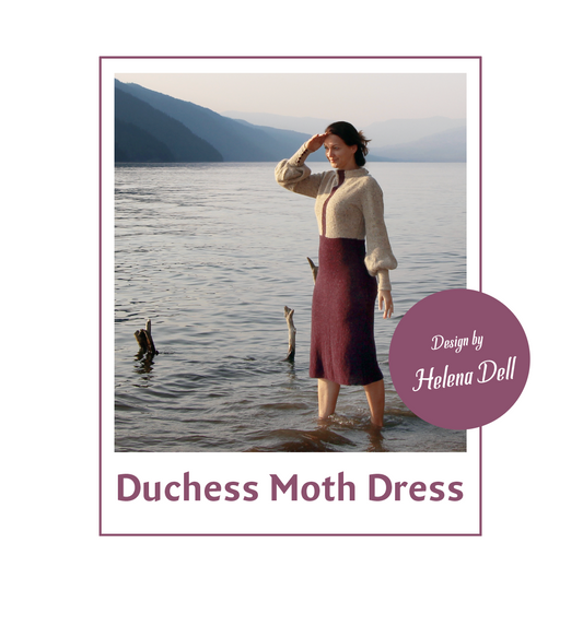 Strickanleitung Kleid »DuchessMoth Dress«