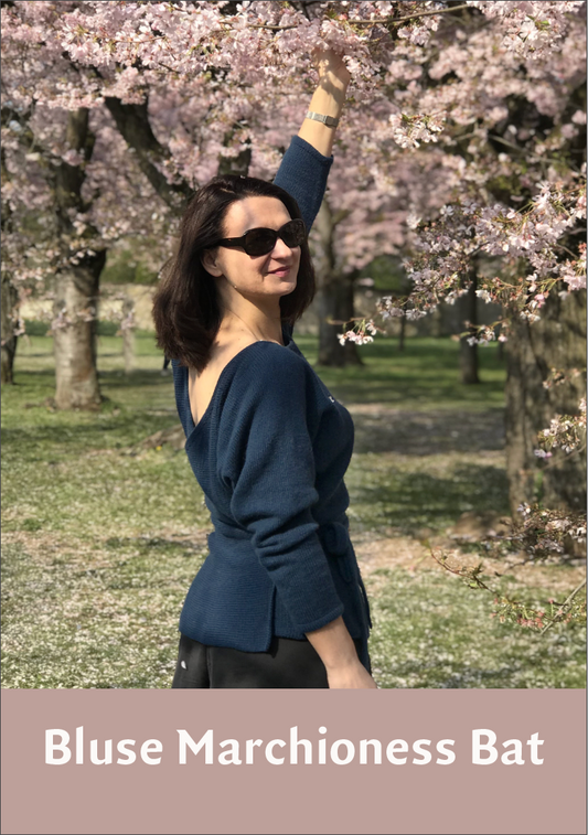Strickanleitung Bluse »Marchioness Bat«