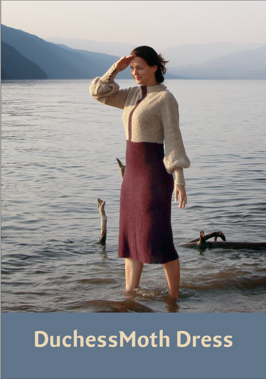 Strickanleitung Kleid »DuchessMoth Dress«
