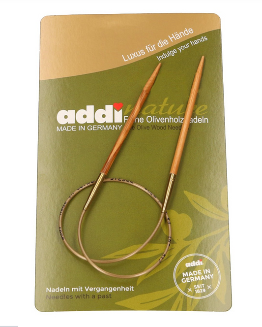 Addi Rundstricknadel Olivenholz 80cm 4.00mm