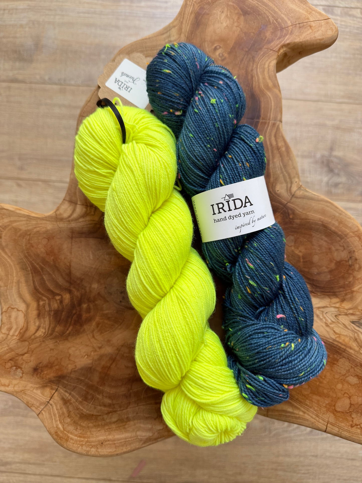 STRICKSET LOOP »WINTER WONDERLAND« Neon