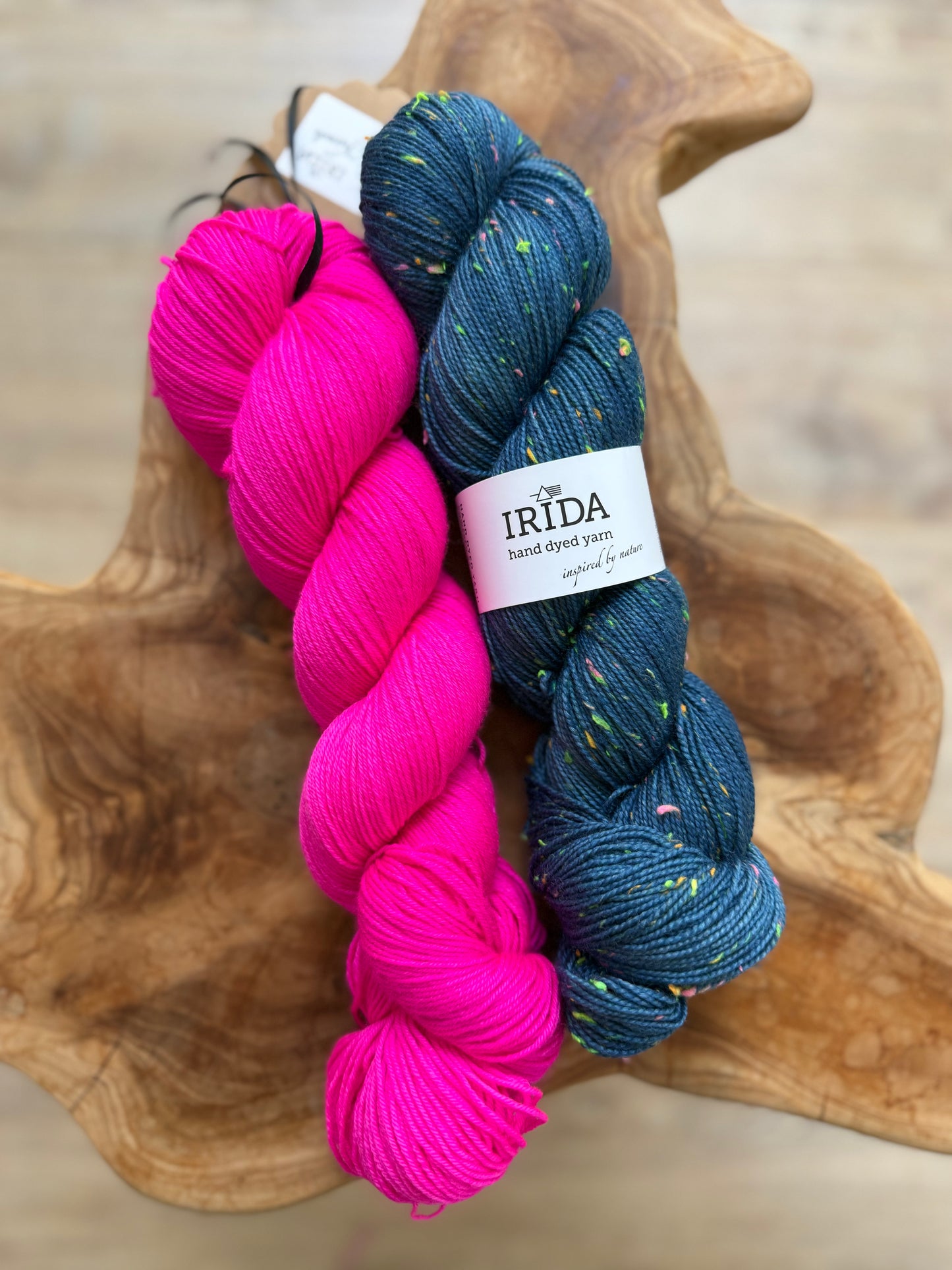 STRICKSET LOOP »WINTER WONDERLAND« Neon