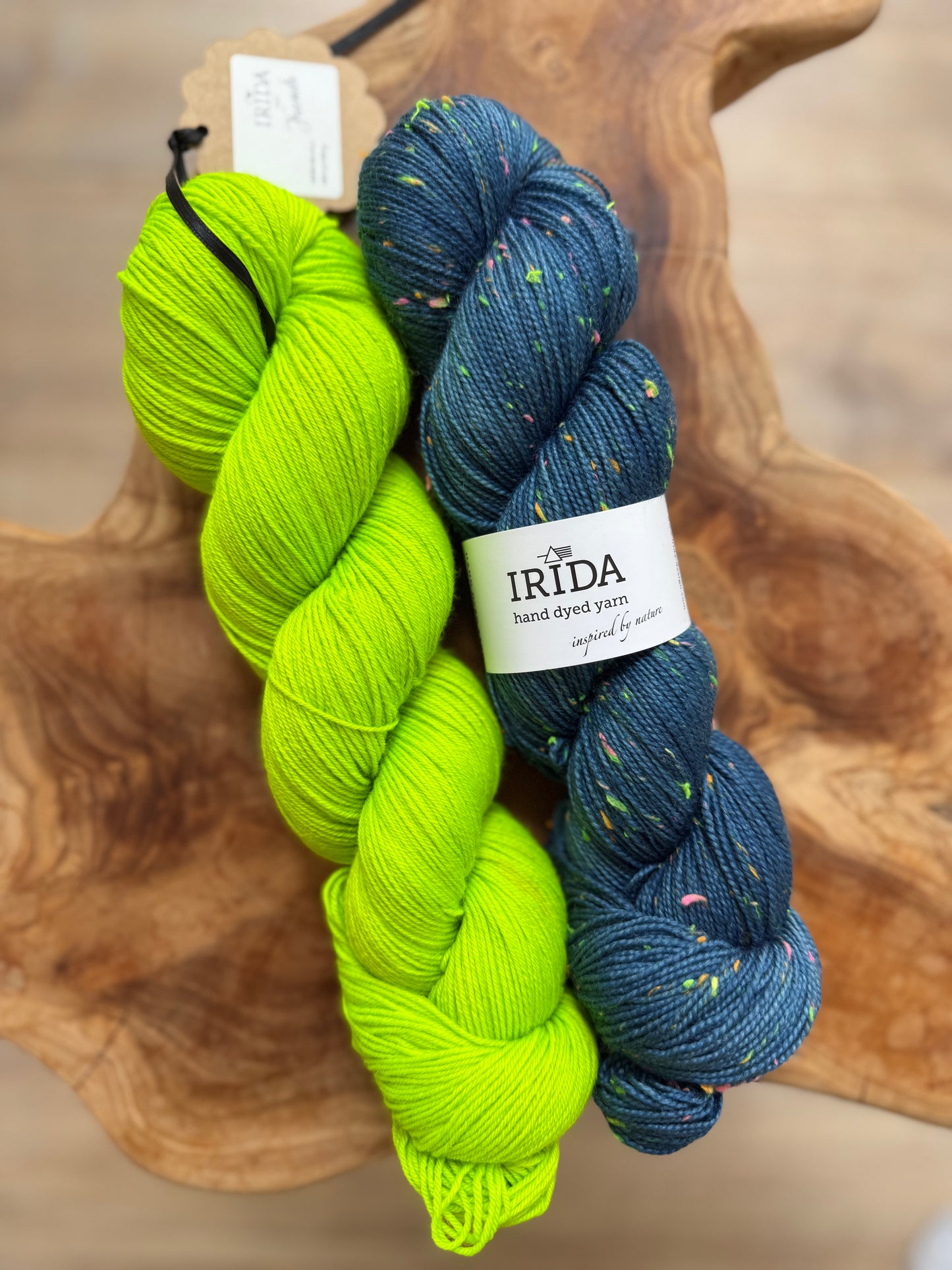STRICKSET LOOP »WINTER WONDERLAND« Neon