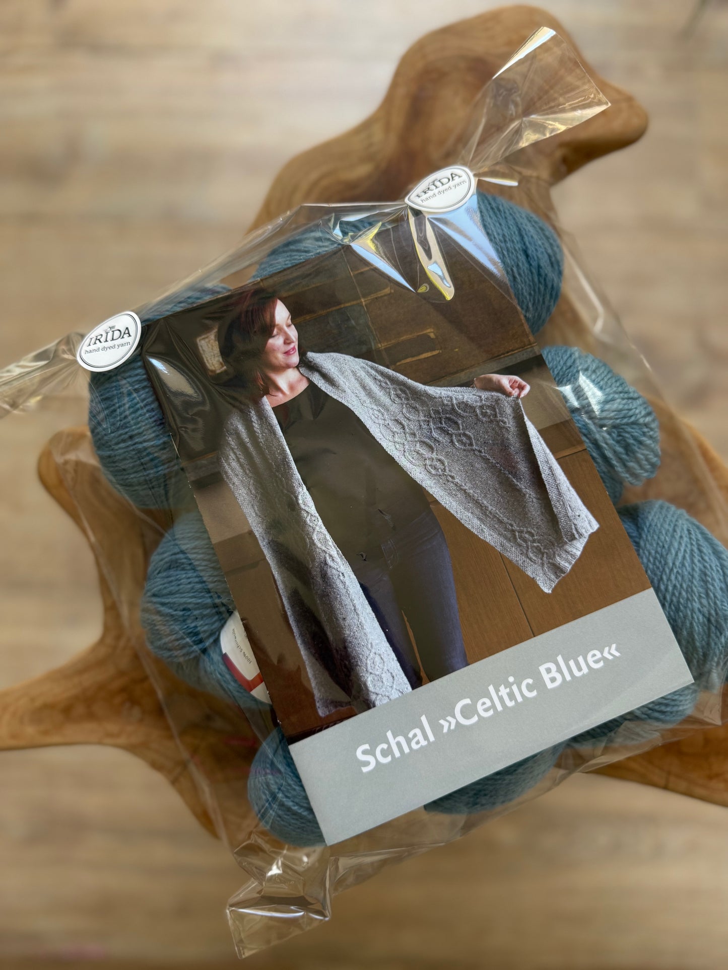 STRICKSET Schal »Celtic Blue«