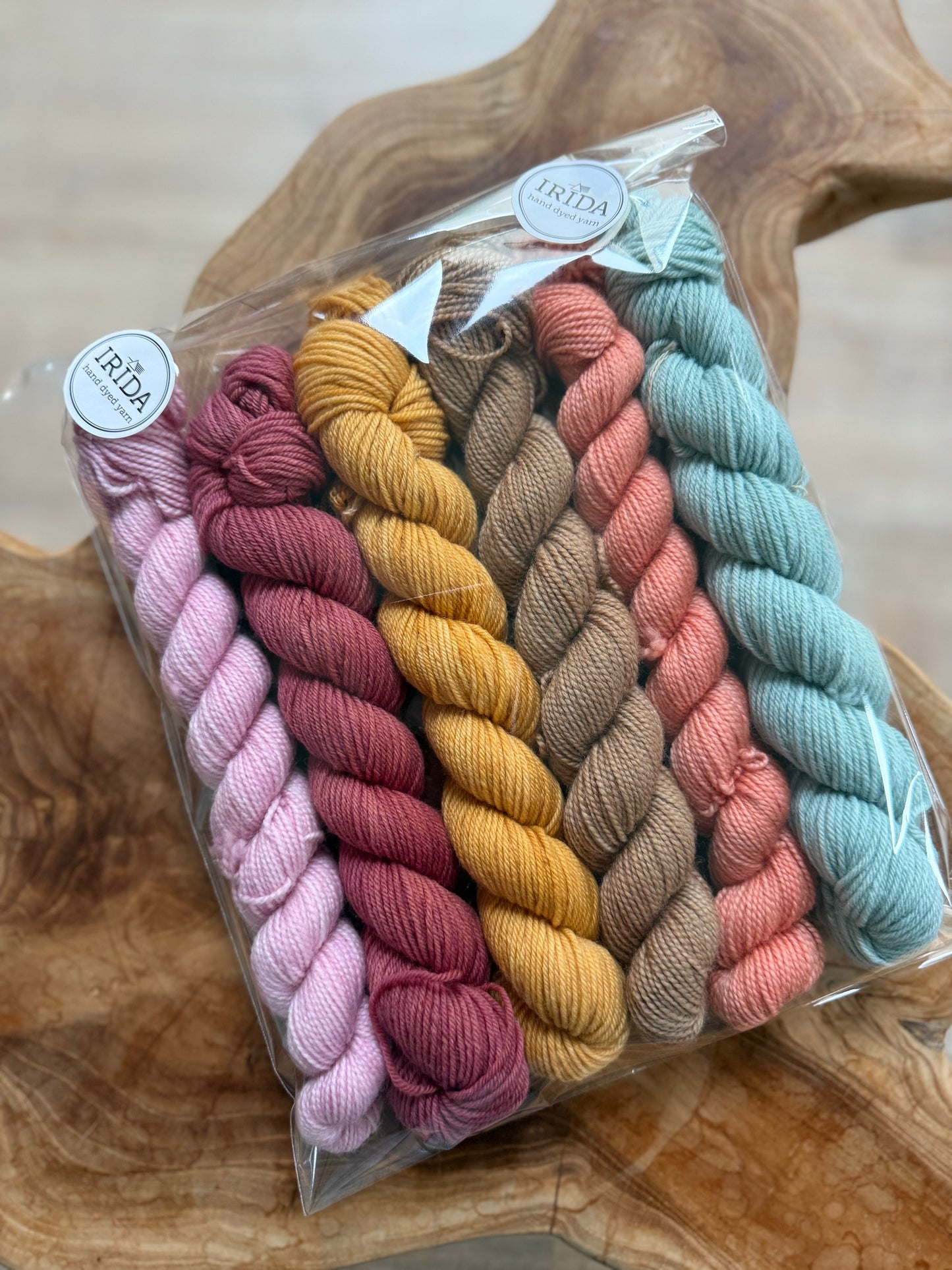 Minis Sockenwolle-Set, 420m/100g (6 x 80m/20g)