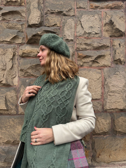 STRICKSET Schal »Celtic Blue«