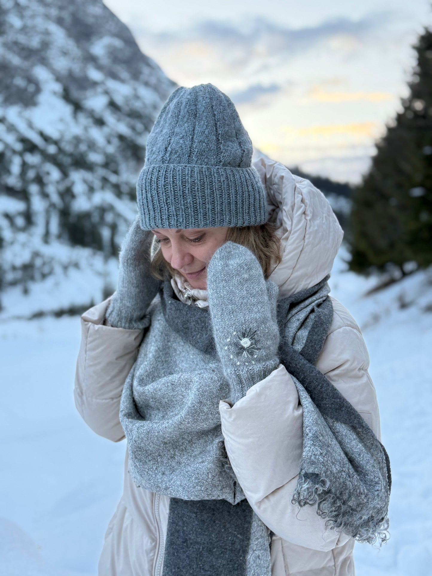 Strickanleitung Mütze »Kolos«