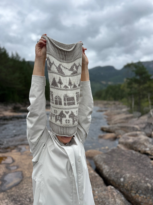 STRICKSET LOOP »WINTER WONDERLAND« Pur