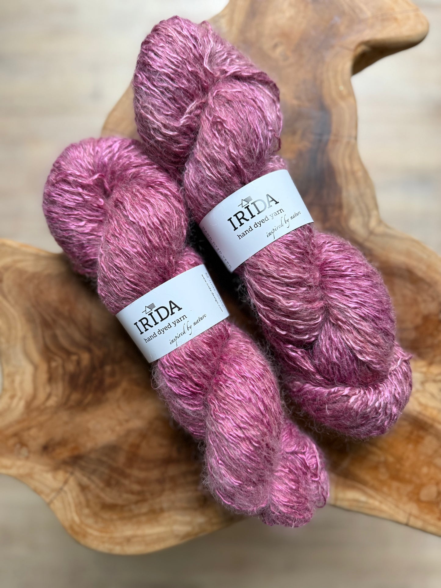 Edelgarn mit Seide und Mohair (mehrere Farben)