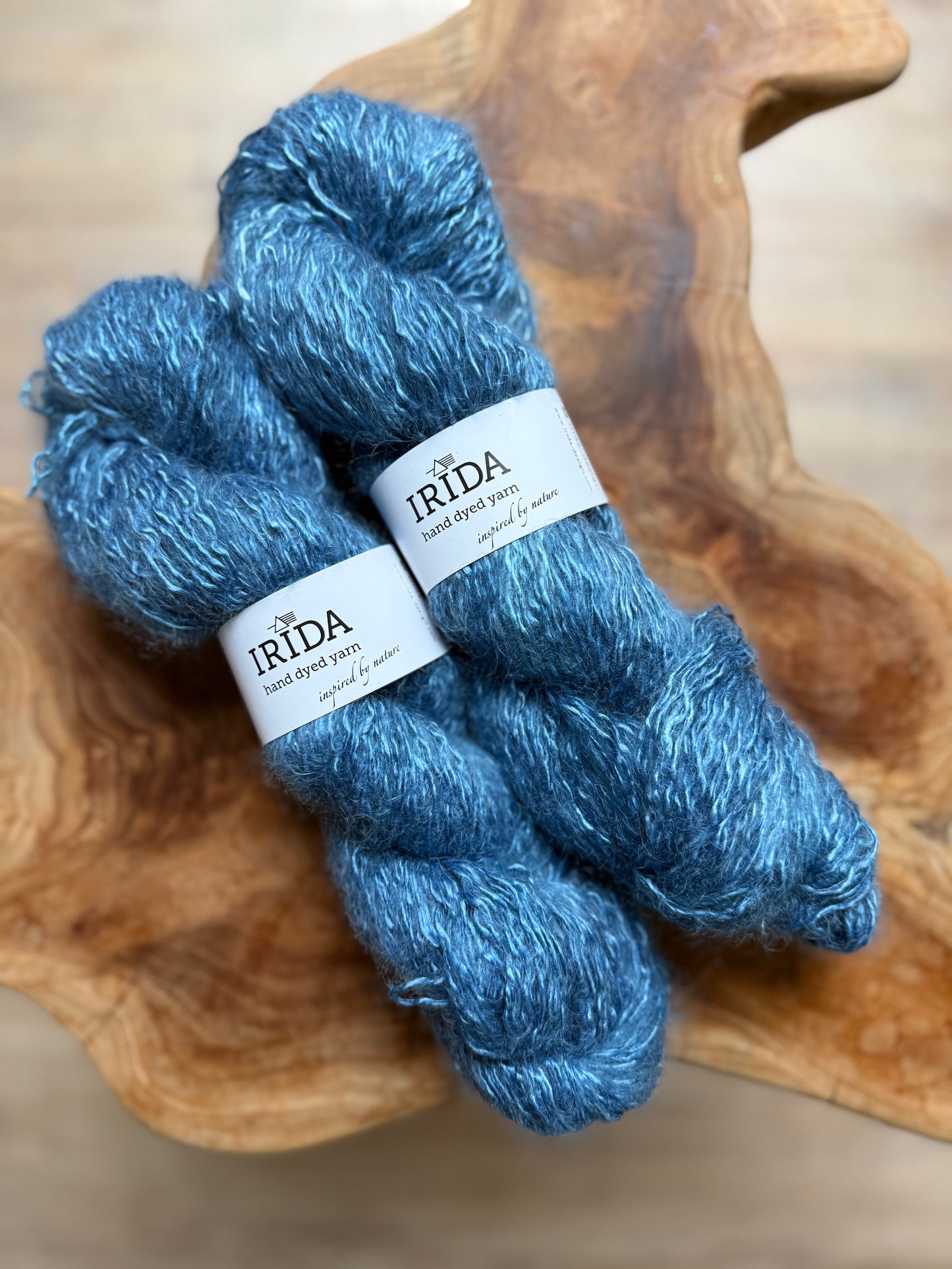 Edelgarn mit Seide und Mohair (mehrere Farben)