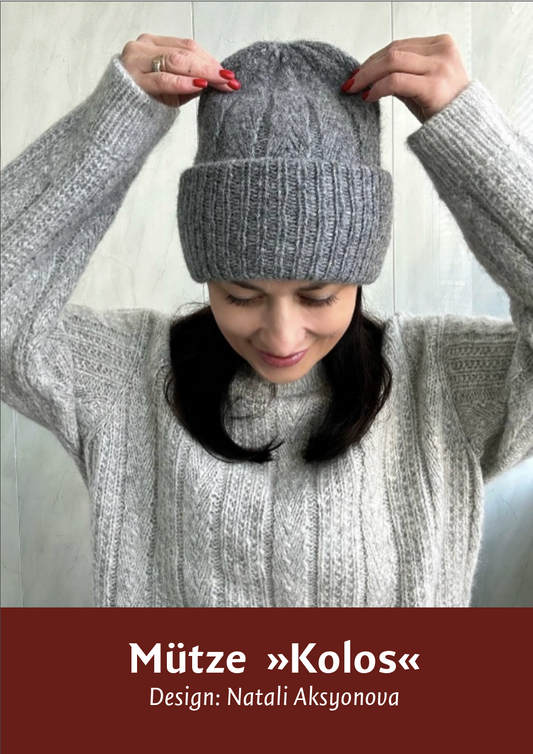 Strickanleitung Mütze »Kolos«